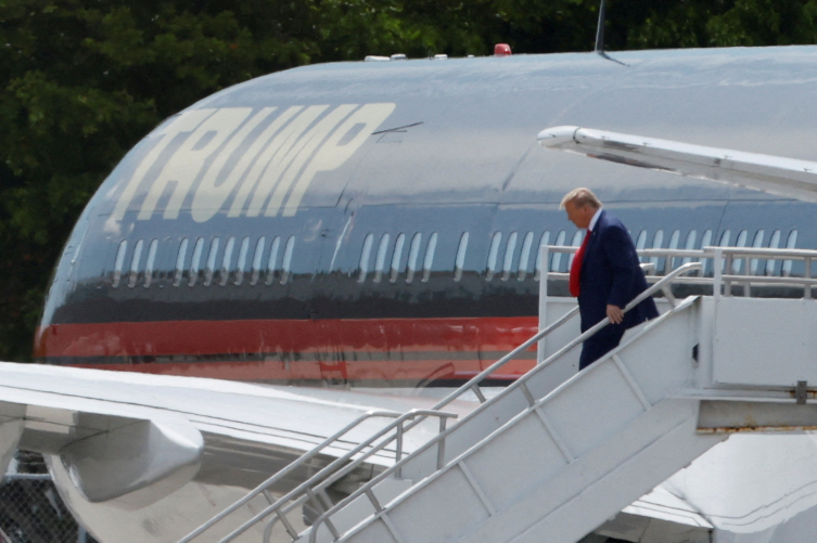 Trump, Miami'ye ulaştı | Fotoğraf: Reuters